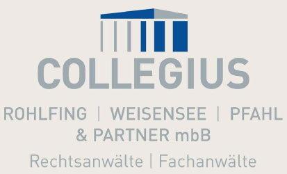 Logo der Rechtsanw&auml;lte Collegius mit den Namen Rohlfing, Wei&szlig;ensee, Pfahl und Partner sowie dem Zusatz &bdquo;Fachanw&auml;lte&ldquo;.